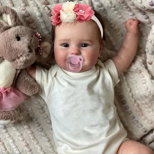 Bébé Reborn Fille Yeux Ouvert
