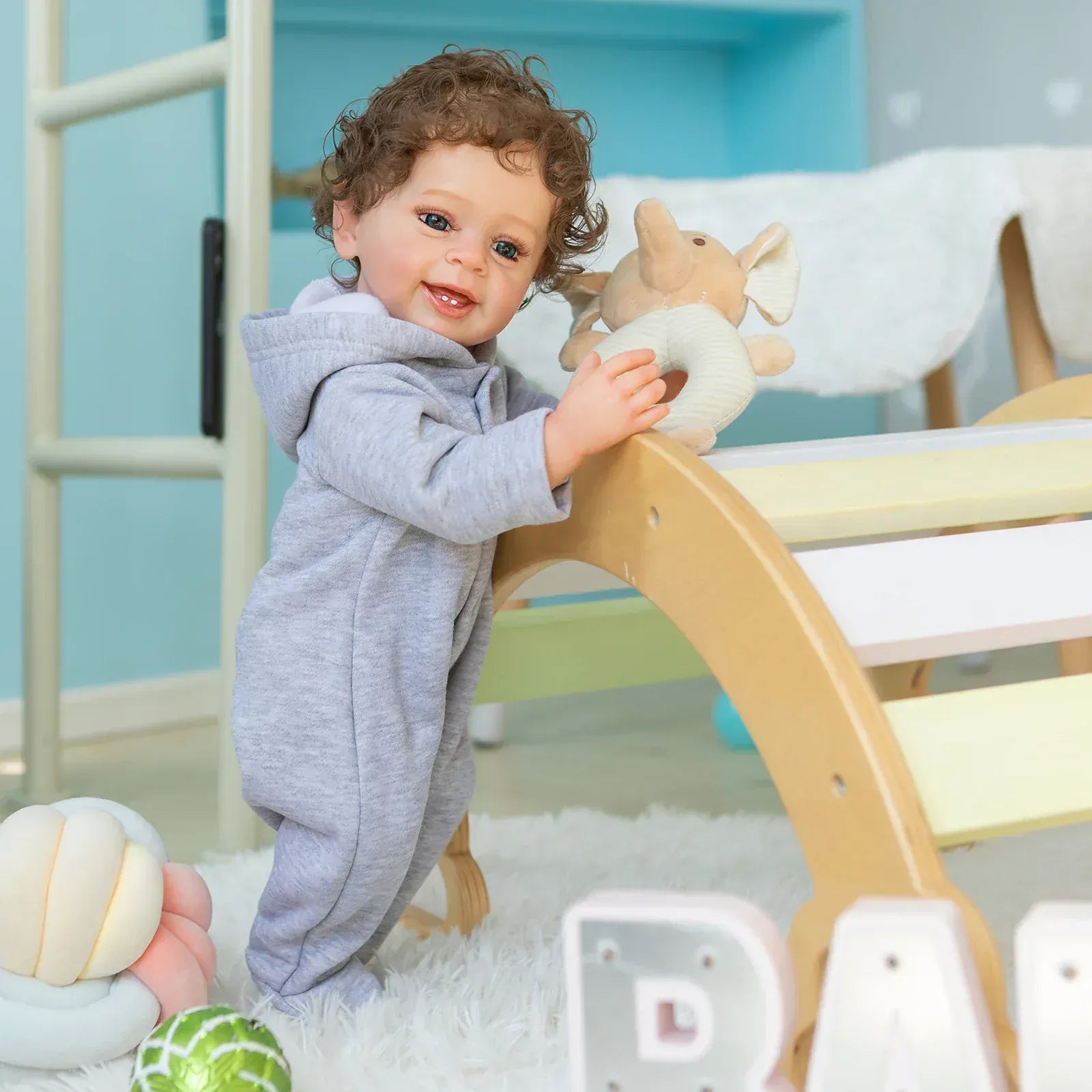 Bebe Reborn Garcon Avec Cheveux
