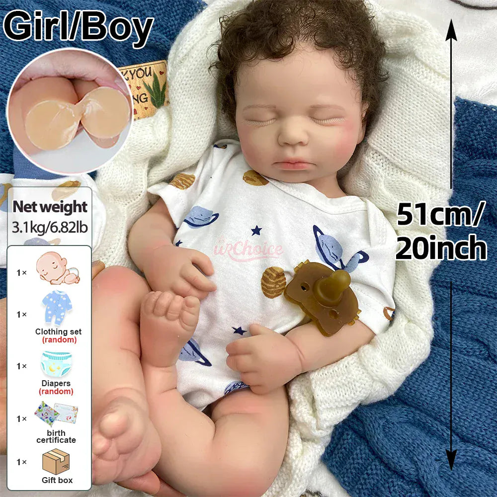 Bébé Reborn Garçon 50 Cm