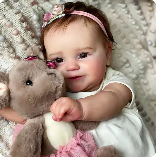 Bébé Reborn Fille Yeux Ouvert