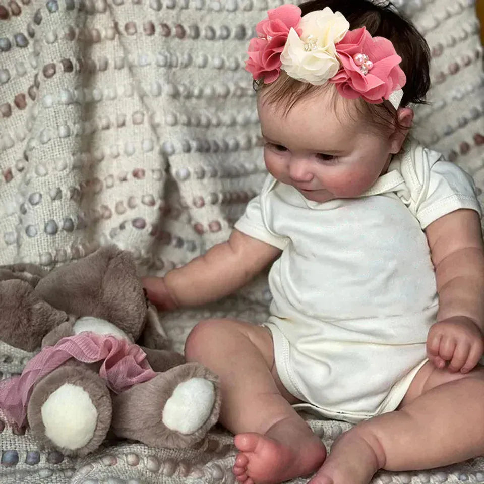 Bébé Reborn Fille Yeux Ouvert