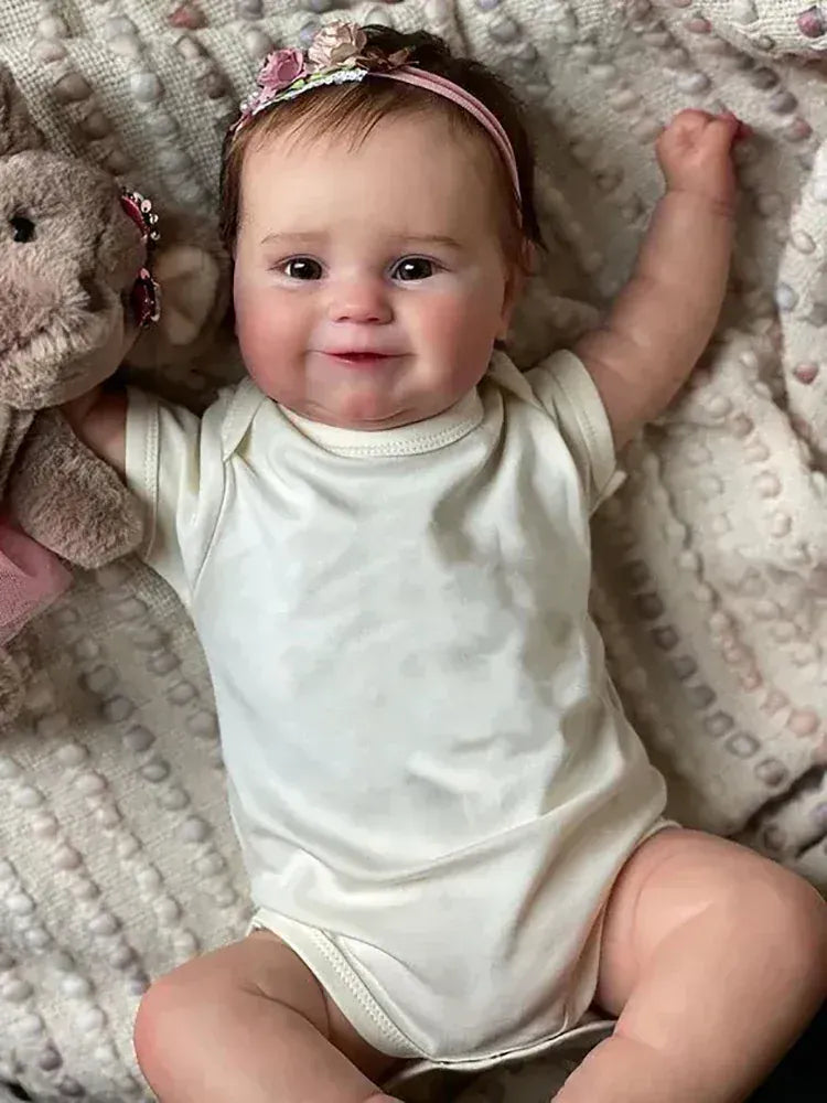 Bébé Reborn Fille Yeux Ouvert