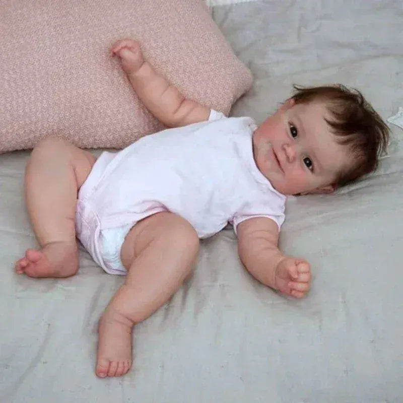 Bébé Reborn Fille Yeux Ouvert