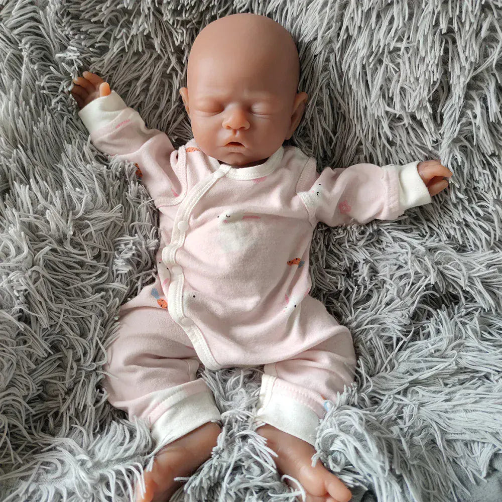Vrai Bébé Reborn En Silicone