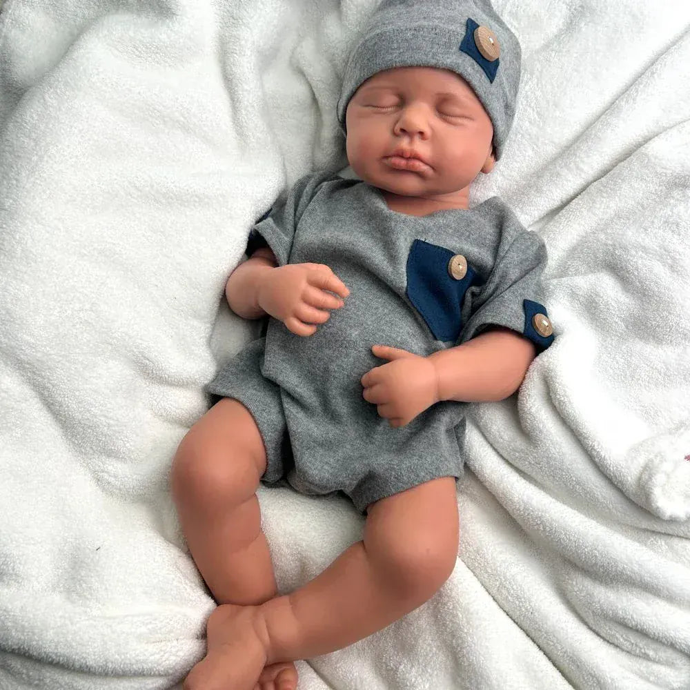 Vrai Bébé Reborn En Silicone Fille